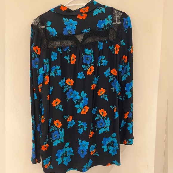 Maje Floral Print Long Sleeve Blouse - Picture 2 of 4